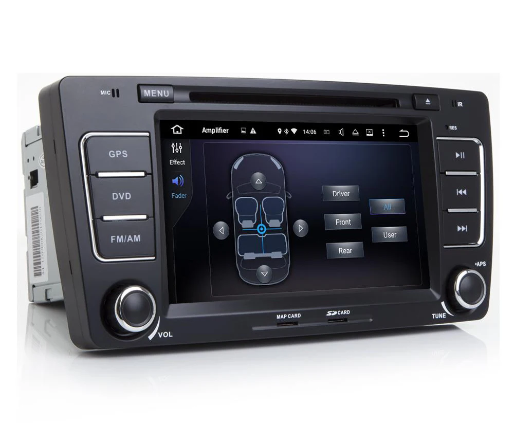 7 &quotавтомобильный dvd-плеер на основе Android с ТВ/BT GPS 3G WI-FI DVR CAN-BUS аудио Радио стерео
