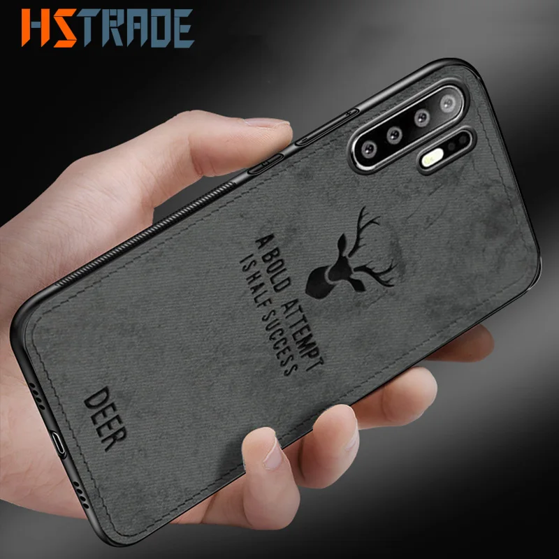 Для HUAWEI P30 Pro Чехол оригинальный hstrad Ткань текстуры Защитная крышка для чехол P20