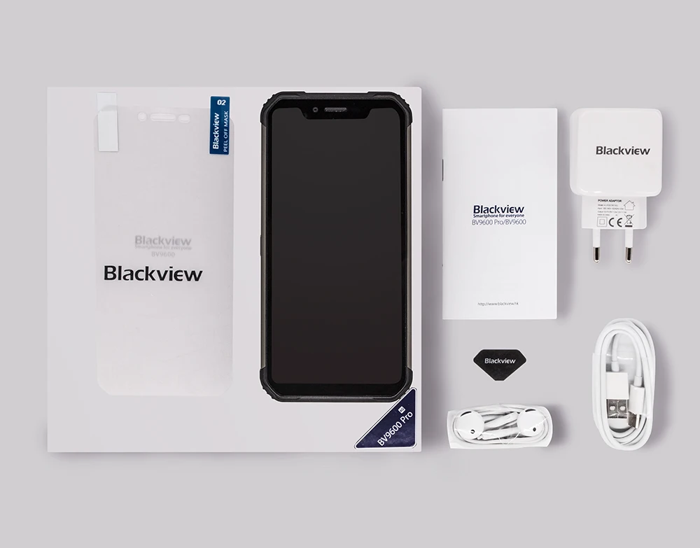 BLACKVIEW BV9600 Pro P70 IP68 6 ГБ+ 128 Гб Смартфон 16MP Face ID 6,21 дюймов FHD+ Беспроводная зарядка NFC Android 9,0 мобильный телефон