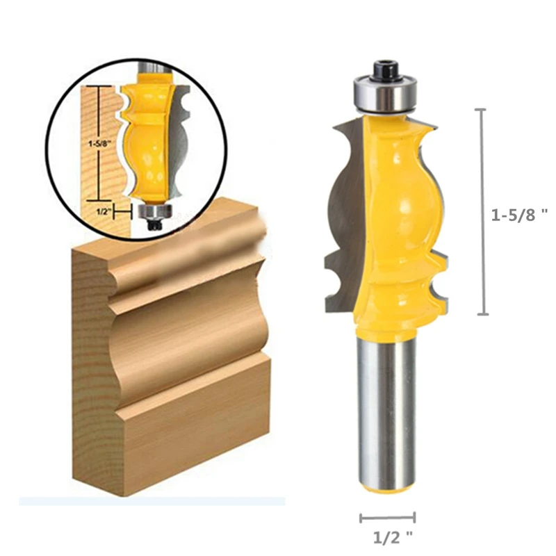 1/2 хвостовик деревообрабатывающей Архитектурного Литья фрезы ogee Рыхлители