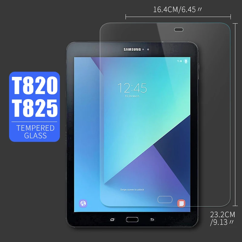 For T820 Tab S3 HD планшет закаленное стекло для samsung Galaxy Tab T285 T580 T280 T700 T800 Защитная пленка для samsung N5100 P3100 T320 T230 - Цвет: For T820 Tab S3