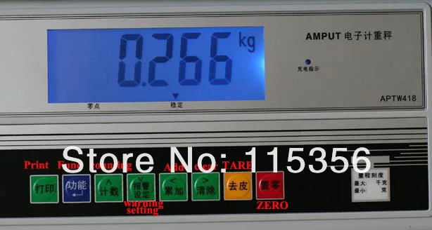 Бесплатная доставка цифровые кухонные весы 30кг x 1 г APTW418 RS232 порт печать данных