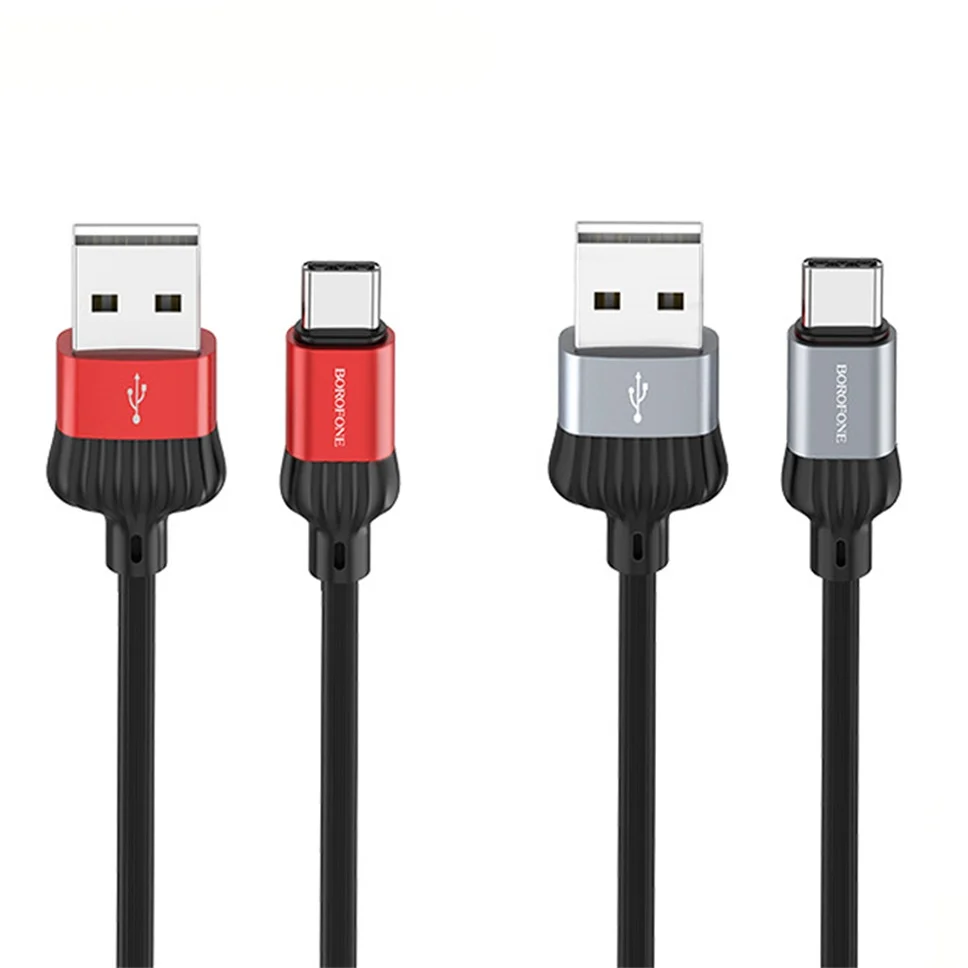 Borofone BX28 1,2 M кабель для быстрой зарядки Micro USB/usb type C/IOS кабель для быстрой зарядки для iPhone 6 6s 7 7s 8 8s X XS MAX