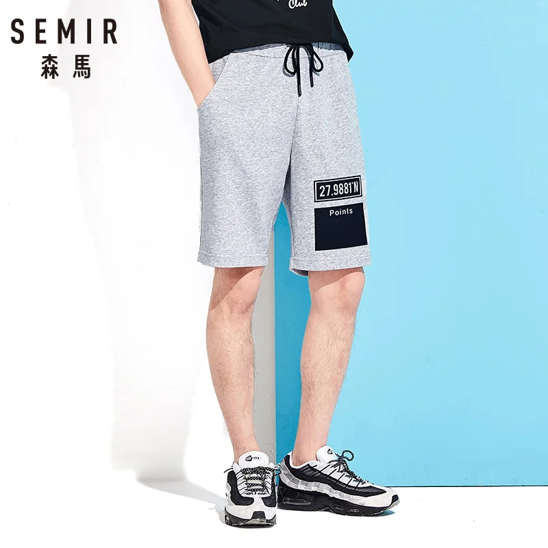 SEMIR повседневные штаны мужские летние спортивные шорты с пятыми точками прямые