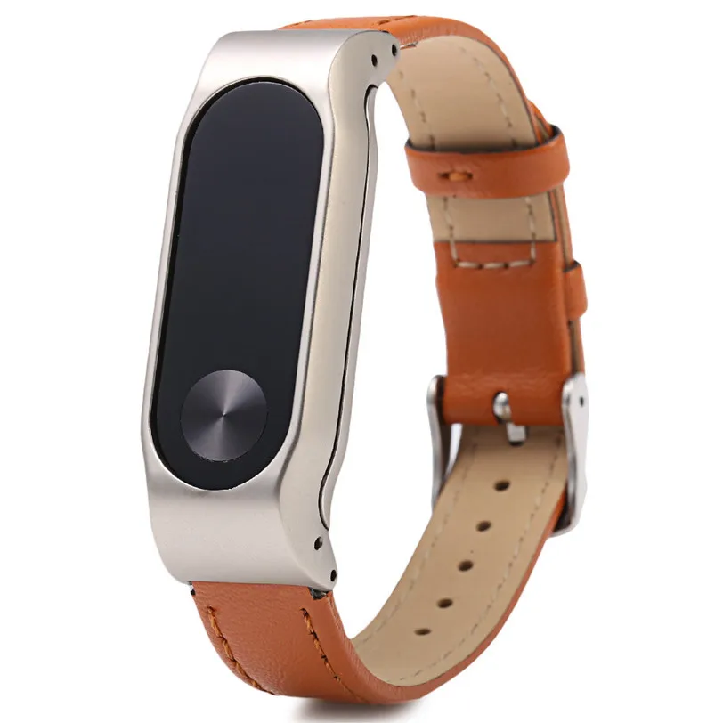 Leather Smart Wrist Watch Strap New Fashion for Xiaomi Miband 2 PG13 Professional Factory Price Drop Shipping|Смарт-аксессуары| |