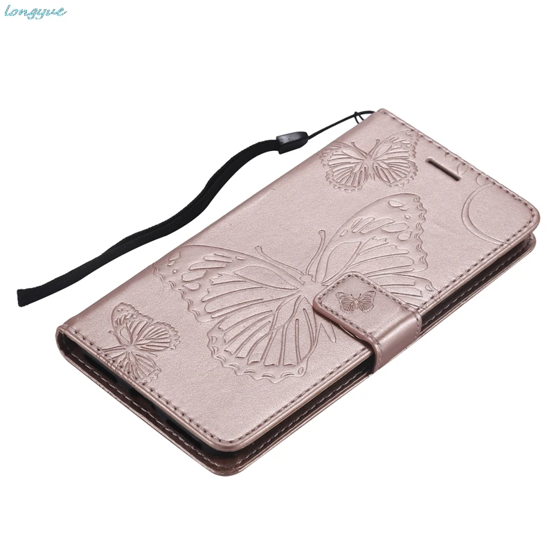 Redmi Note5A Case для Xiaomi Note 5A Prime Чехлы Pro кожаный чехол бабочка ремешок кошелька телефон