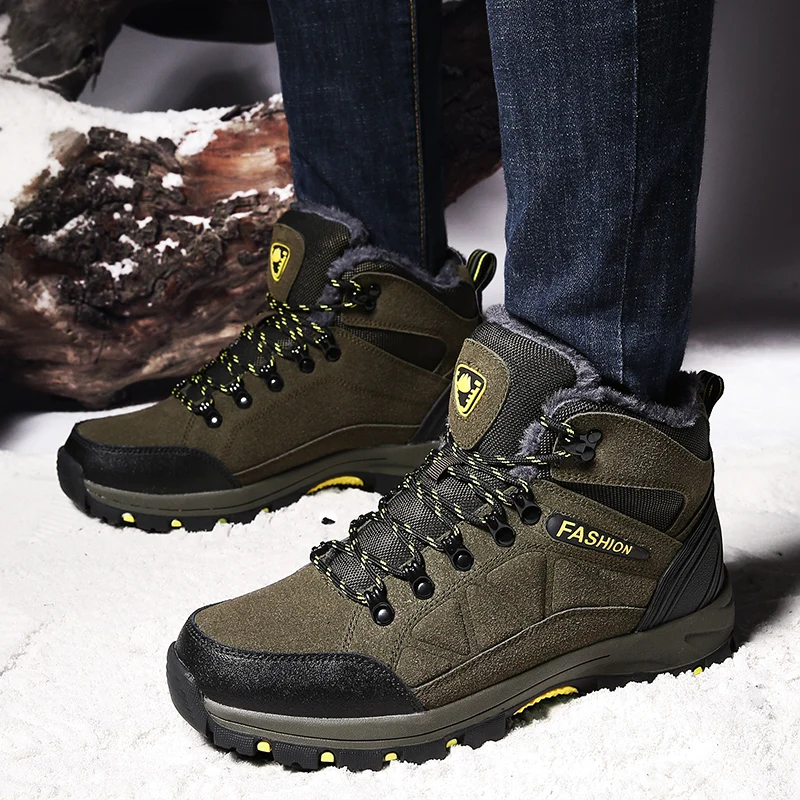 

DR.EAGLE Outdoor hiking shoes men waterproof sport shoes winter man mountain boots tactical fishing climbing trekking sneakers