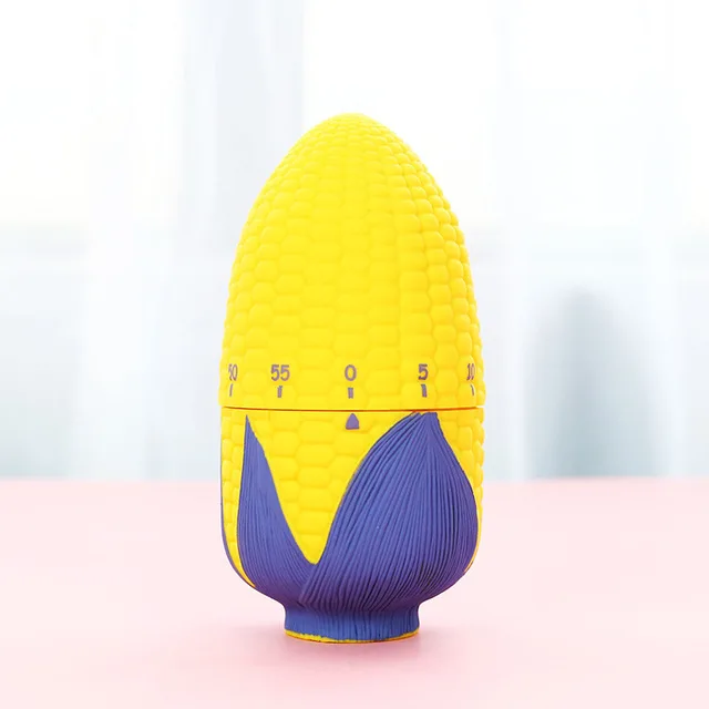 corn Милые фруктовые весы в виде овощей таймер таймеры для кухни креативный механический таймер кухонные инструменты аксессуары обеденное украшение для дома, ресторана - Цвет: corn