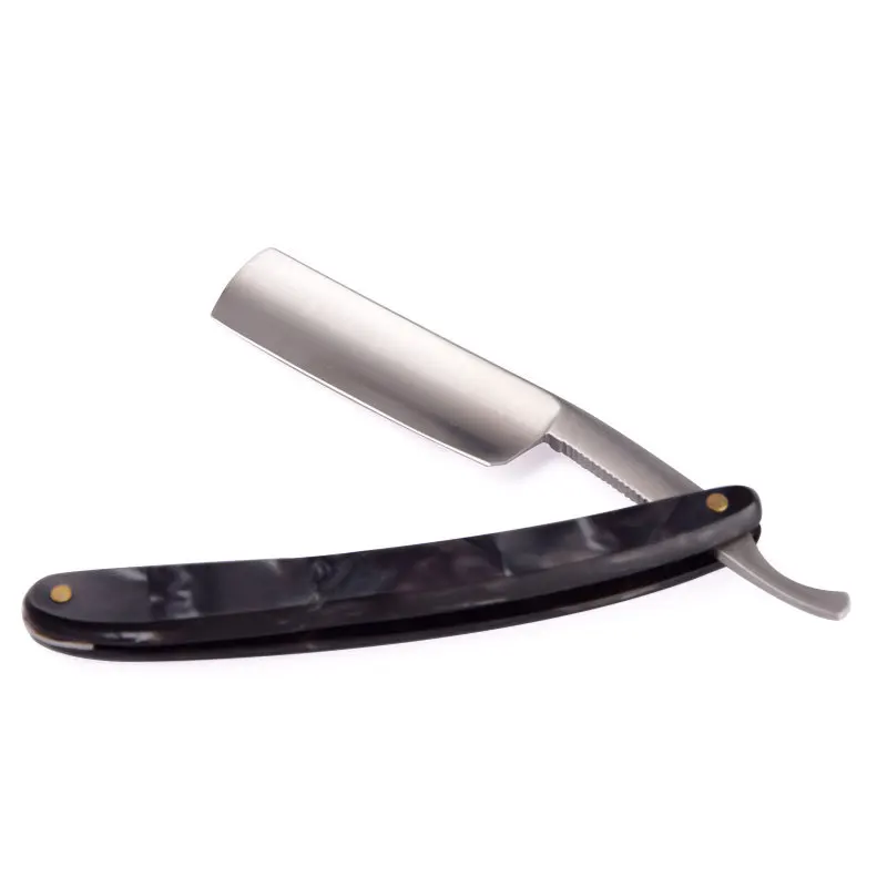 Non-slip Vintage Beard Razor Professional Men Shaving Knife Straight Edge Steel Manual Hair Removal Barber Shaver Tools |