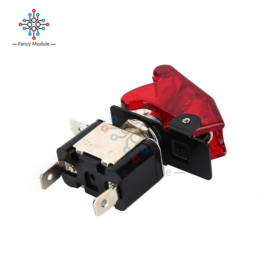 Автомобильный чехол для гоночного автомобиля красный светодиодный SPST On Off