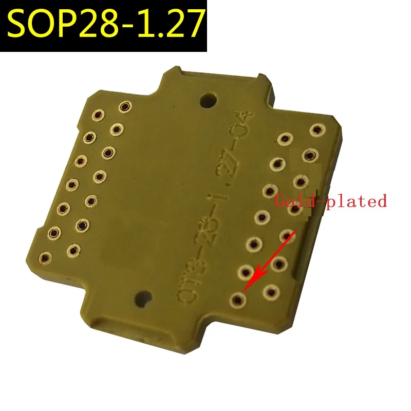 SOP28 (28) 1 27 состаренное сиденье Клеммная плата PCB пластина сварочная защитная