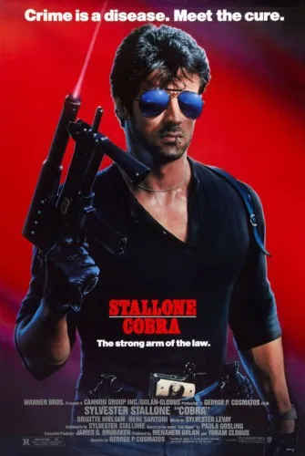 Горячая COBRA постер фильма 1986 Stallone Rocky Rambo Woondecoratie 12x18 24x36 дюймов