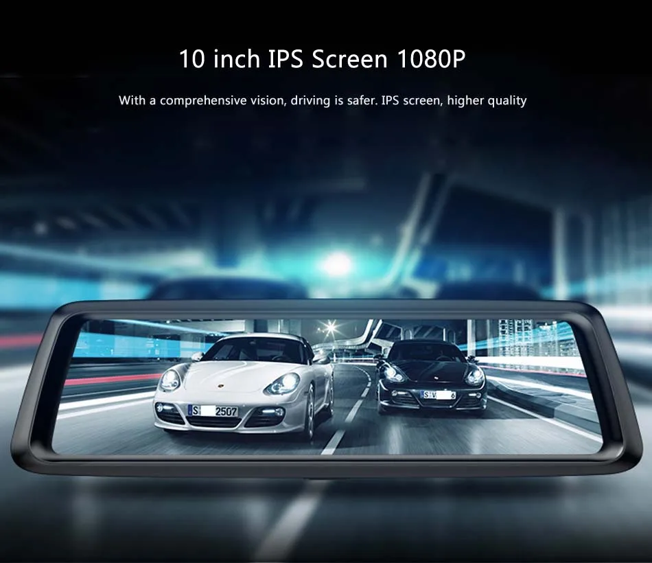 AfmoDVR 10 &quot4 г Автомобильный dvr камера Android 5 1 с gps навигатор DVR автомобильное зеркало