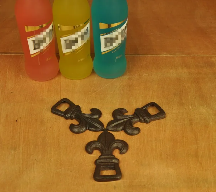 Чугунная открывалка для бутылок Fleur De Lis газированные напитки бар бармен