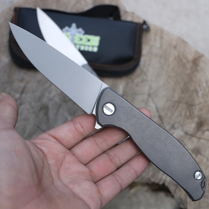 Green thorn flipper 95 D2 K110 стальной нож T образная титановая ручка для кемпинга на природе