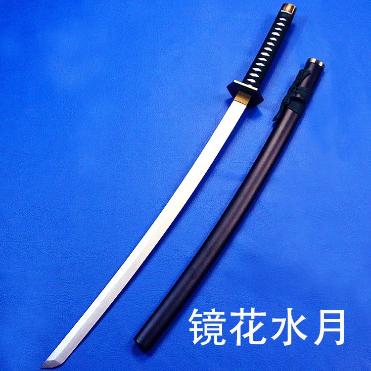 Bleach Рукия Куросаки ichigoku ЯПОНСКИЙ KATANA Косплей деревянный меч лезвие ножа оружие Косплэй Реквизит Высокое качество - Цвет: as show