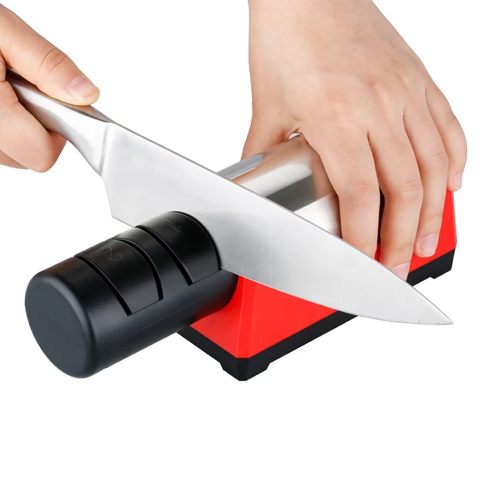 Шлифовальный станок TAIDEA точильный камень два этапа Алмазный кухонный нож 2 слота