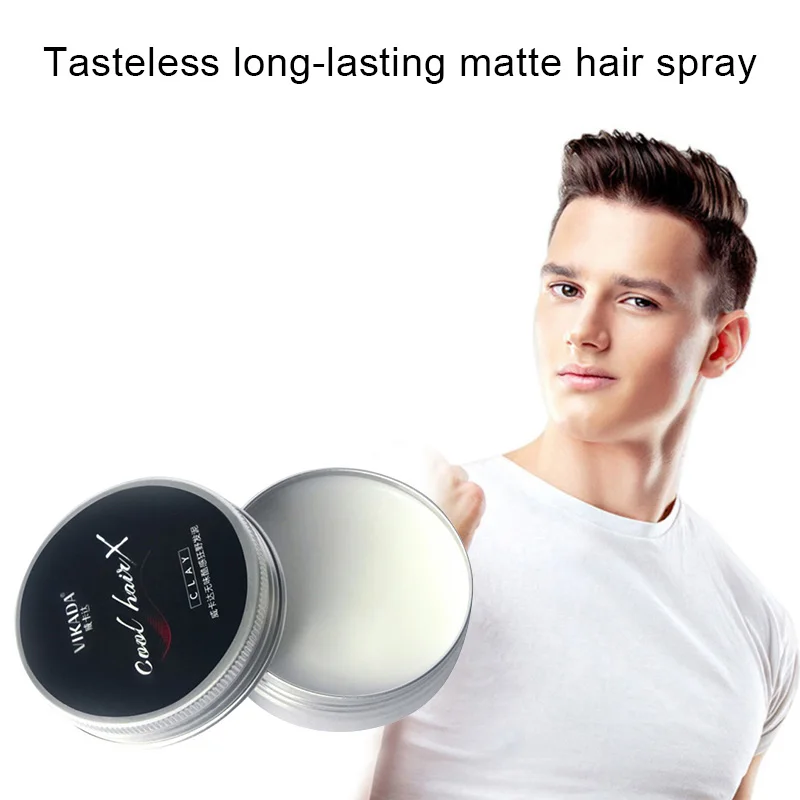 

Matte Hair Styling Wax Men Hair Styling Mud Strong Hold Non Greasy Fashion Styling Daily Use Clay High Strong Hold Low Shine