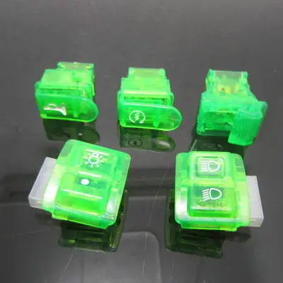 AF17AF18 green Мотоциклетные переключатели Кнопка рога сигнала поворота Высокий Низкий Луч Электрический старт кнопки для HONDA DIO ZX AF18 AF27/AF28 AF34/AF35 - Цвет: AF17AF18 green