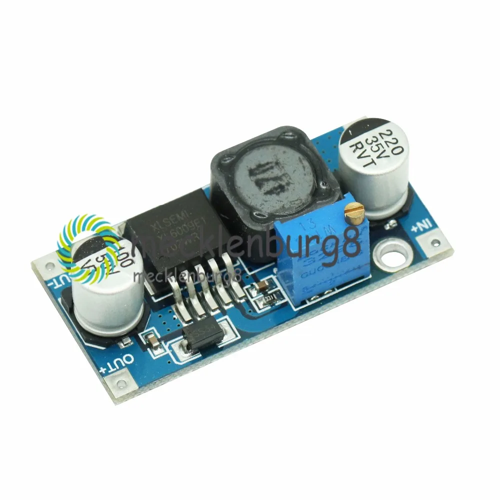 1 шт. XL6009 DC повышающий источник питания модуль усилителя регулируемый 3 32 В до 5 35 в