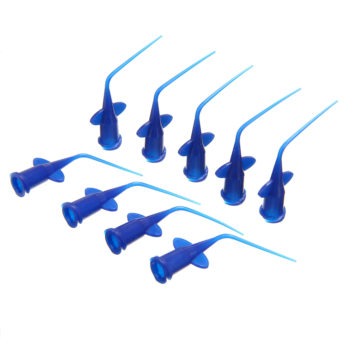 

50 Pieces Dental Irrigation Tips Disposable Syringe Tips Blue Dental Disposable Syringe Tip Dental Irrigation Tips For Dentist