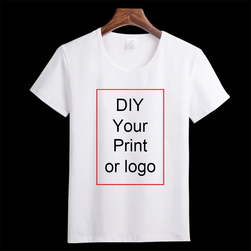 Customized Print T Shirt Women's Man DIY Photo Logo Brand Top Tees T-shirt Men's Boy's clothes Casual Kid's Baby's Tshirt 1