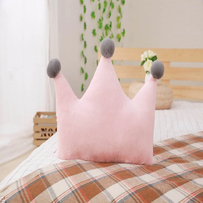 pink crown Детская комната наполнение подушка для дивана диванные подушки автомобиль подушки на заднюю панель офис фестиваль праздничный подарок Звезда Сердце облако игрушки - Цвет: pink crown