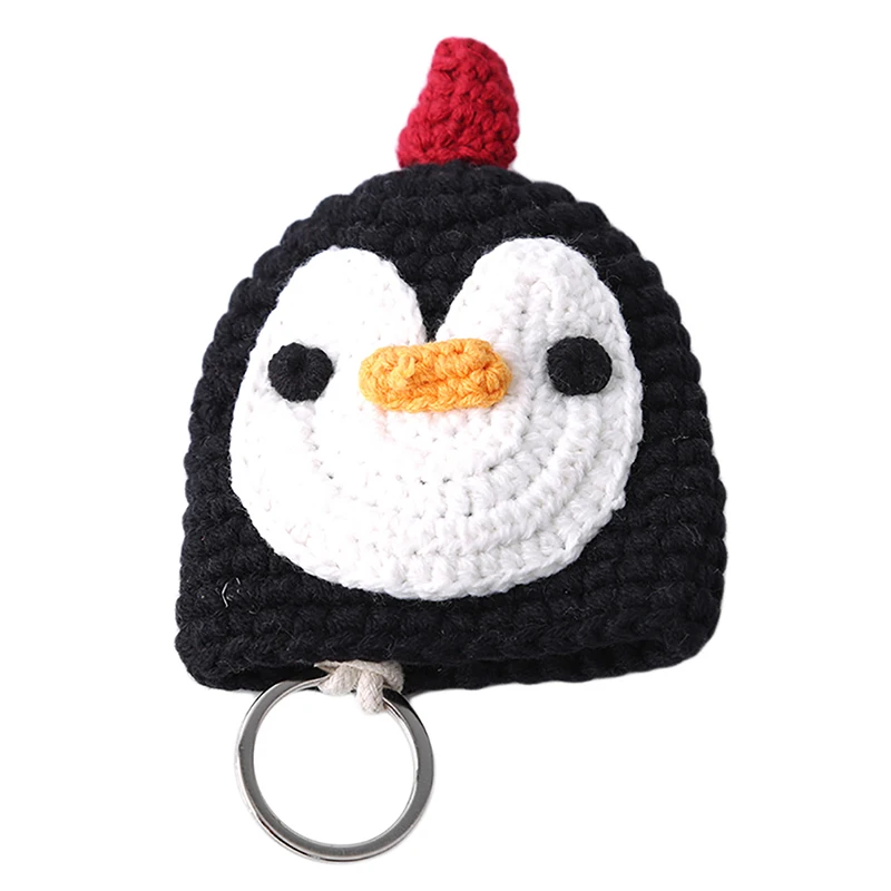 penguin Дети девочки мультфильм мини-держатели для кошельков сумки Мода шнурок брелок держатель ручной работы милые держатели для ключей - Цвет: penguin