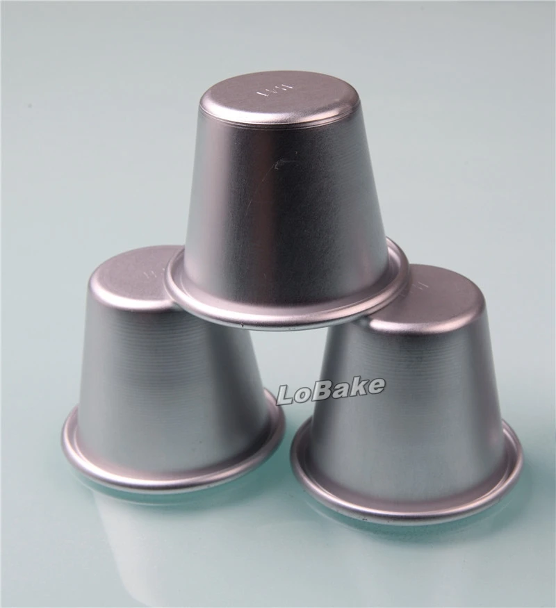 (5pcs/lot) 8.0 top diameter cups mug shape aluminium jelly pudding tarte candy cake moule patisserie for DIY kitchen accessories | Дом и сад
