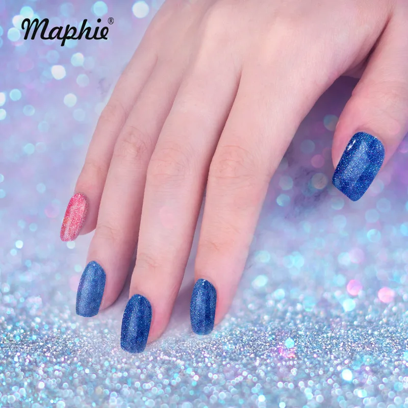 Maphie 6 шт./лот Радуга УФ-гель для ногтей набор супер Сияющий неоновый светодиодный