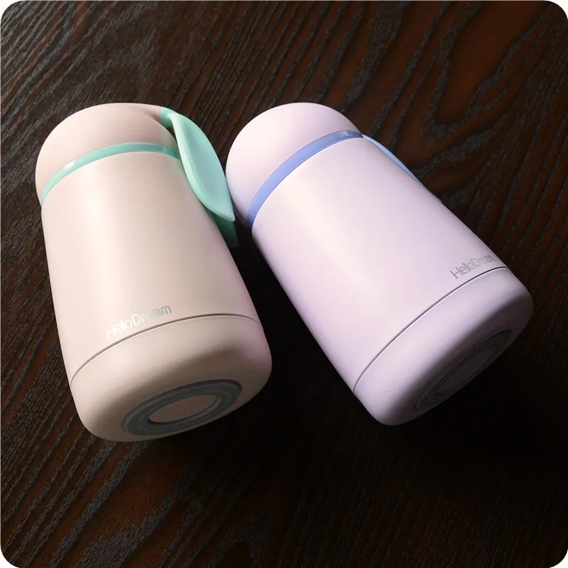 Super Sprouting Rabbit Insulation Cup Lovely Children Student Mini Portable Vacuum Belly Fashion Gift | Дом и сад