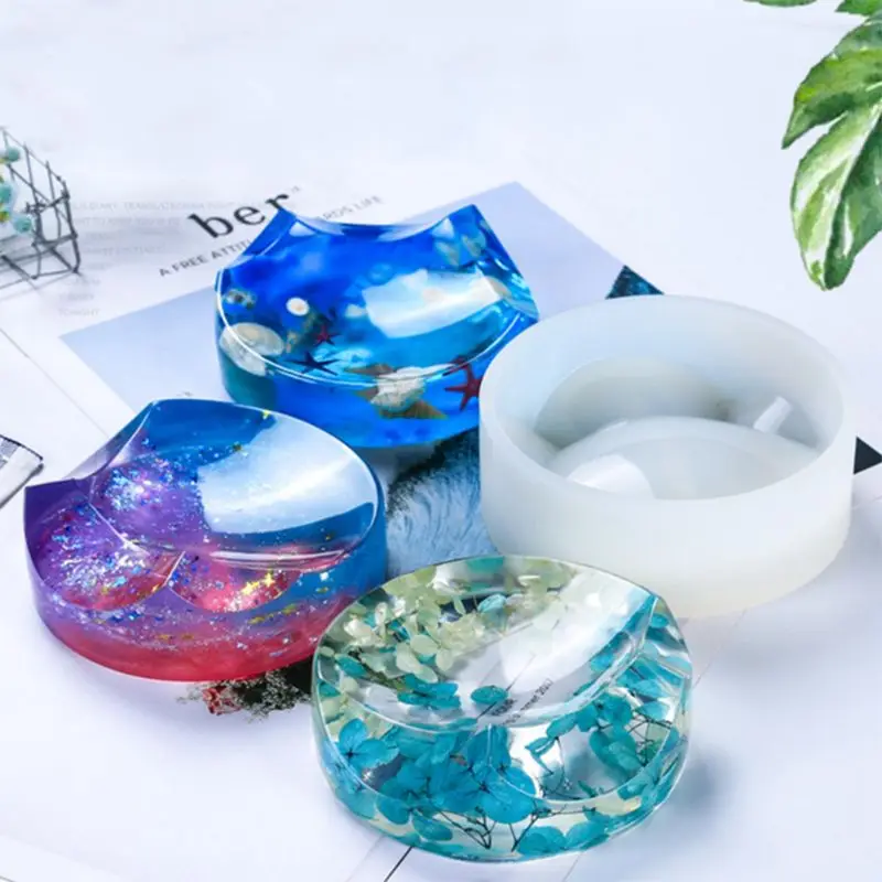 Силиконовые формы DIY эпоксидная смола ремесла стол держатель для хранения