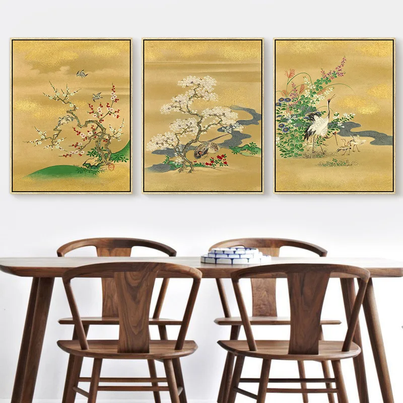 Цветок дерево холст картина небольшой путь простая Гусь фото зеленая трава