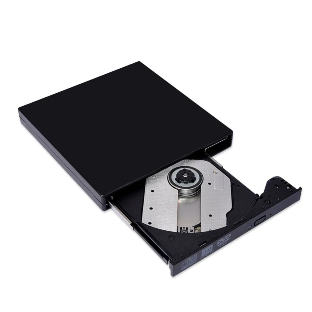 Внешний DVD rom Оптический привод USB 2 0 CD/DVD CD RW плеер горелка тонкий портативный