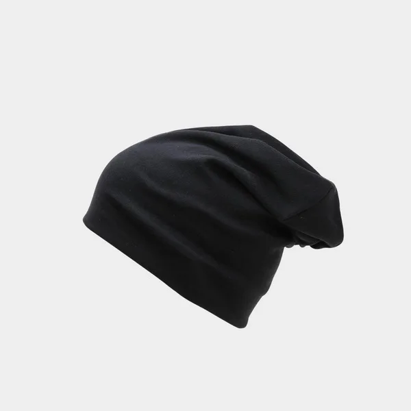 Бренд NUZADA, вязаная шапка, s, весна, зима, осень, для мужчин, женщин, Skullies Beanies, двойной материал, одноцветная, простая шапка - Цвет: Black