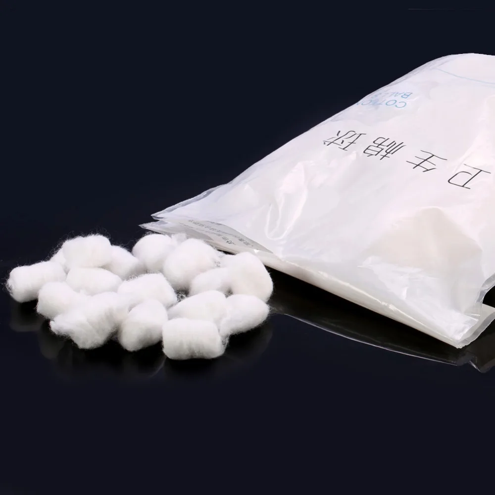 100 шт средство для снятия макияжа с протрите ватные шарики косметические