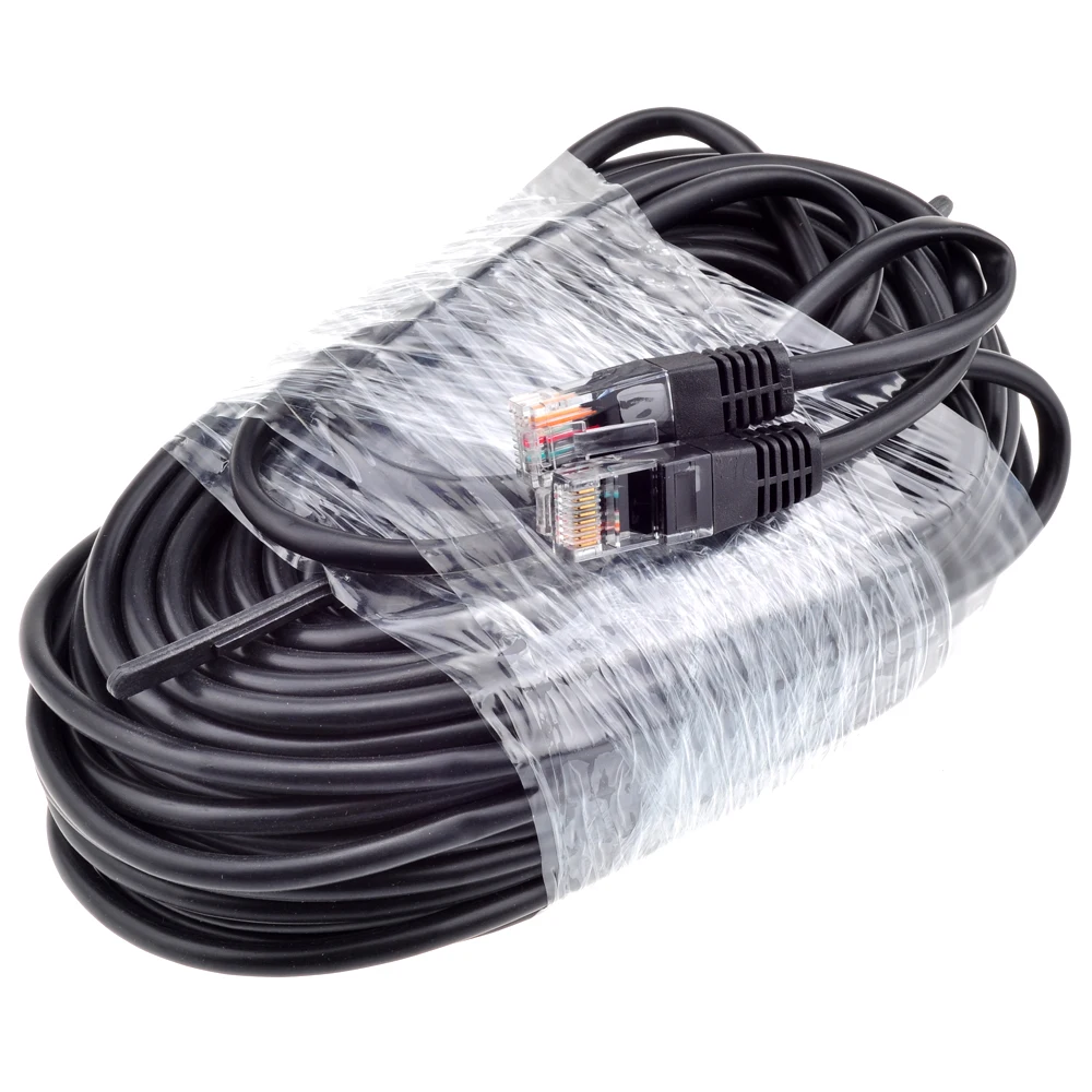 Сетевой кабель Gadinan RJ45 CAT5E CAT5 LAN 2 шт. черный 20 м 60 футов специально для комплекта IP