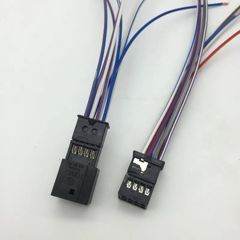 1 компл. 8 Pin/Way Мужской Женский модифицированный ремонт разъем с косичкой для VW Audi антибликовое зеркало заднего вида 8K0971833 8K0971834