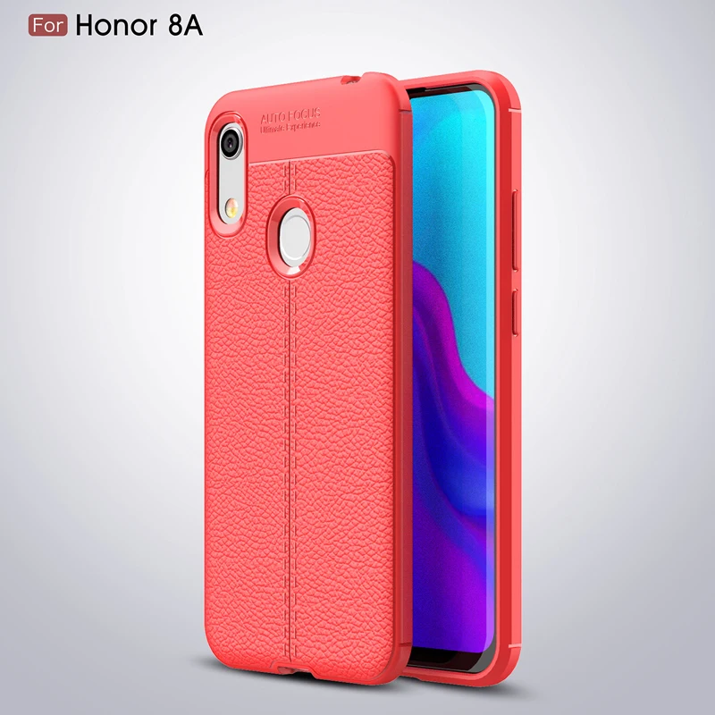 YUETUO JAT-LX1 кожаный чехол с узором для телефона, чехол, чехол для huawei honor 8a pro 8 a y6 для honor 8a силиконовые аксессуары
