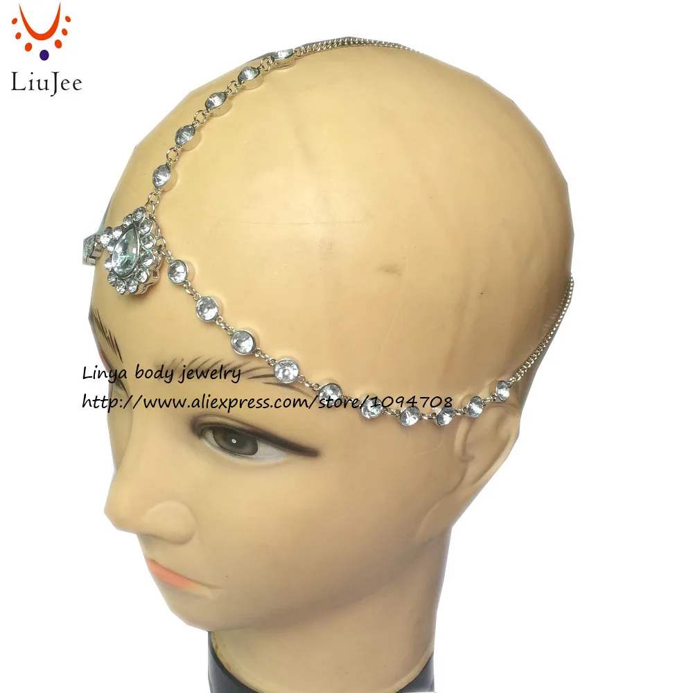 Свадебная цепочка для волос в богемном стиле украшение бохо|wedding bridal|matha pattihead chain |