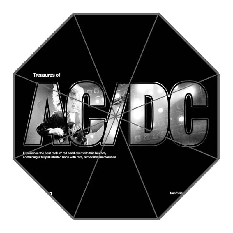 Новое поступление на заказ ACDC зонты креативный дизайн высокое качество складной зонт от дождя
