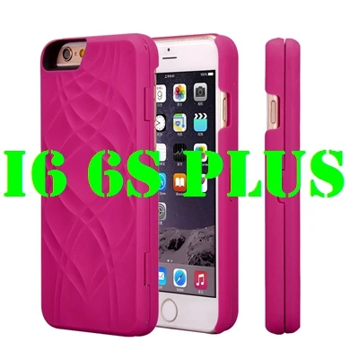 case 6 Мода леди Макияж Зеркало чехол для iPhone 6 6 S 4,7/плюс 5,5 Флип-кейс из искусственной кожи с отделением для карт+ Жесткая задняя панель из поликарбоната двойной Слои - Цвет: case 6