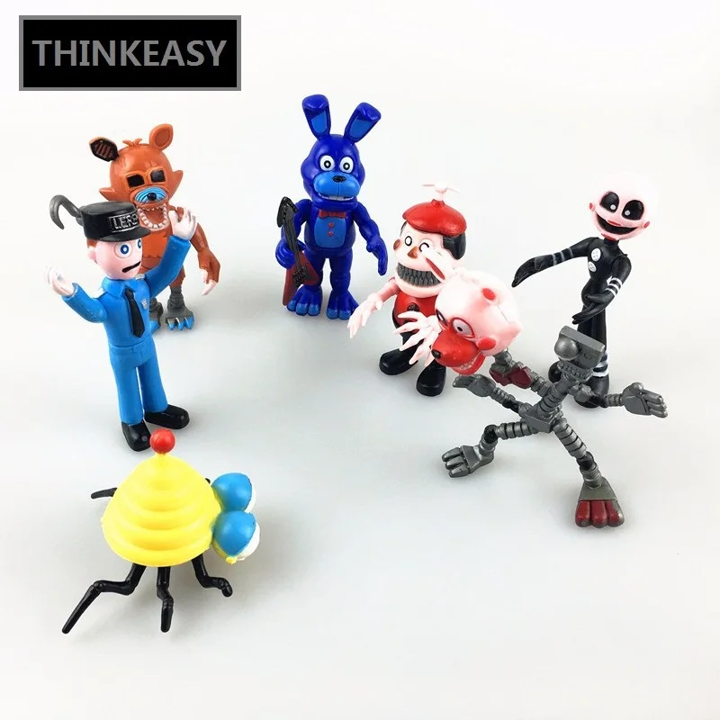 ThinkEasy 12 шт. с принтом пять ночей Фредди на симпатичных Freddy's у для экшен Фигурки