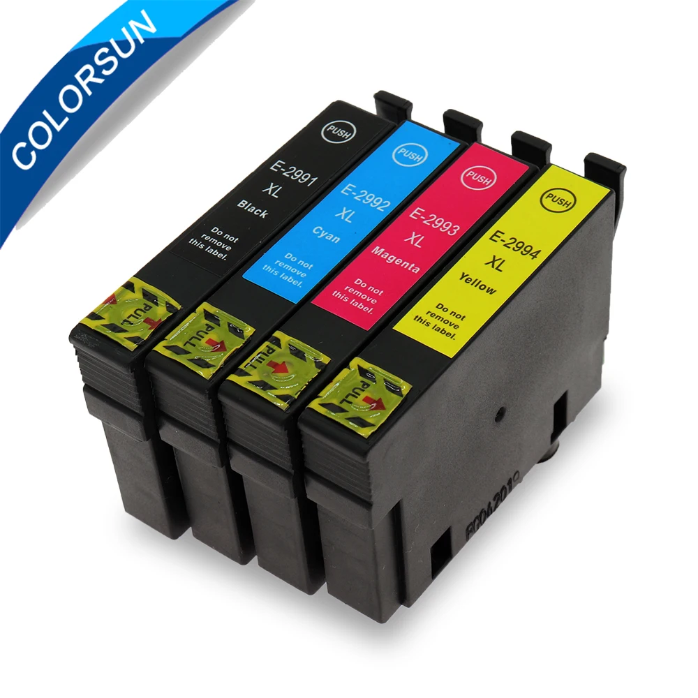 Colorsun Кабельный тестер кабеля 8 шт. T2991 совместимые картриджи для Epson XP-235 XP-332 XP-335