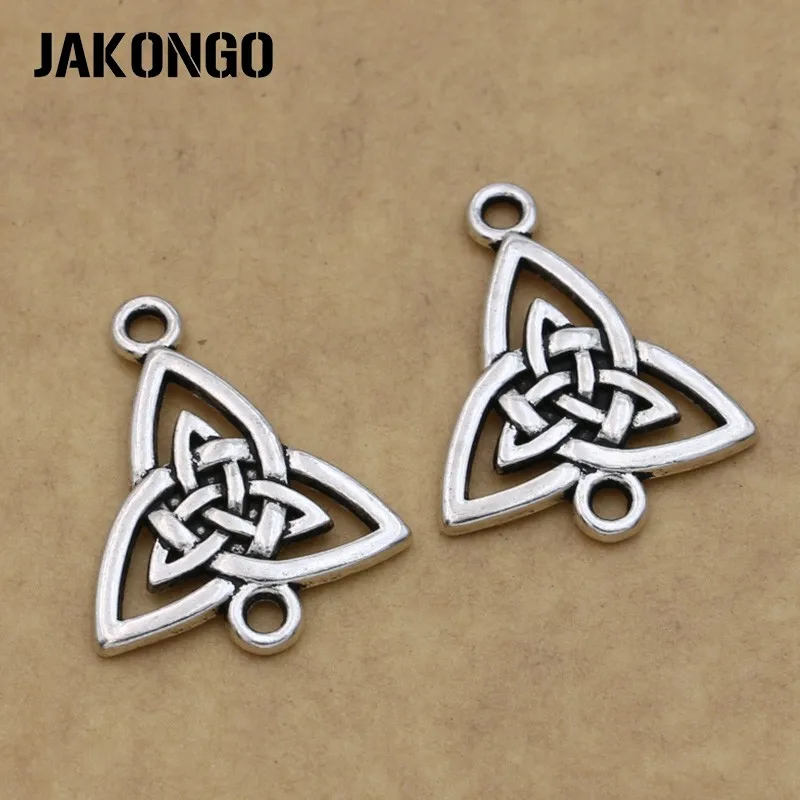 JAKONGO Античная Посеребренная китайский узел разъем для изготовления