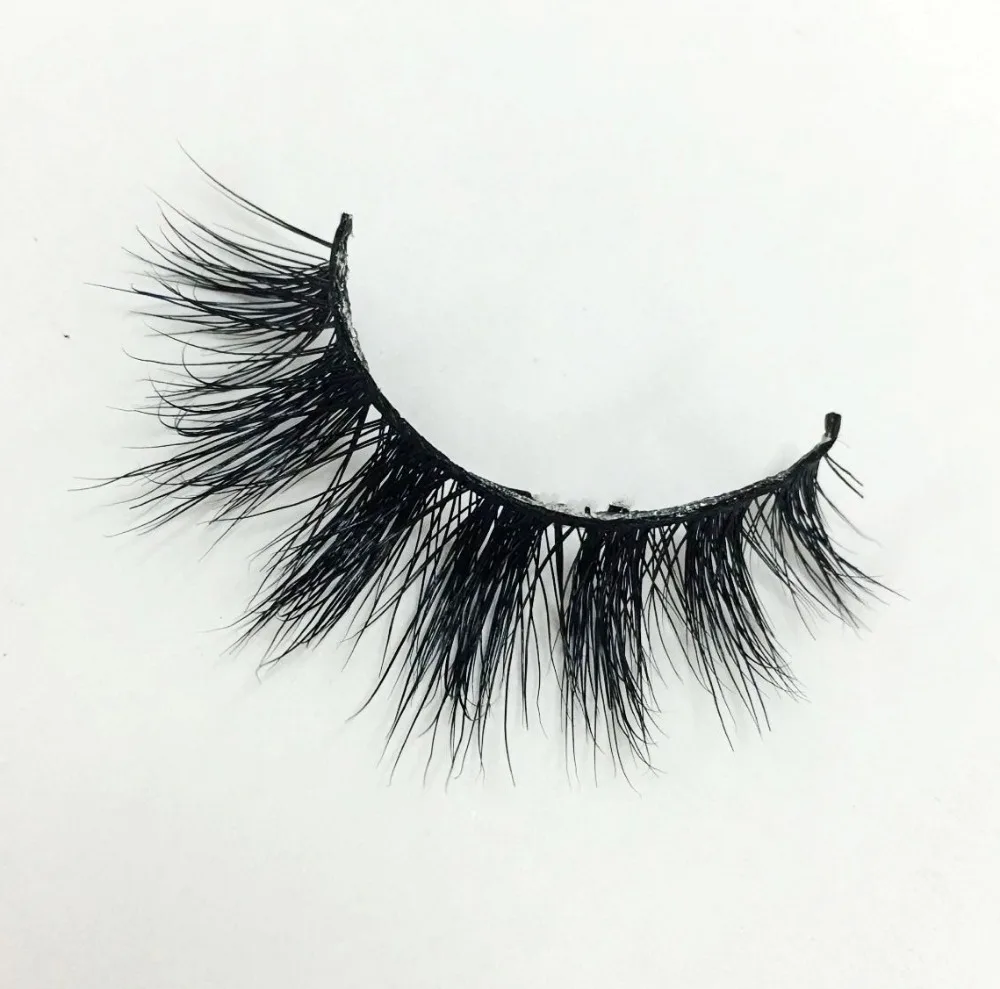 

IN USA 200pairs Mink Hair Eyelashes Wispy Fluffy Criss-cross Thick Natural Long Handmade Lash Cruelty-free Eye Makeup Tool