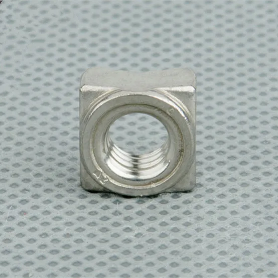 M4/M5/M6/M8/M10 DIN928 квадратные сварные гайки 304 из нержавеющей стали угловая точечная сварочная пайка