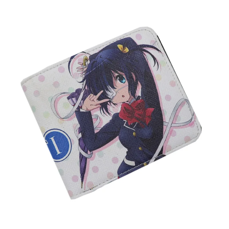 Chuunibyou Demo Черный Дворецкий аниме короткий кошелек Себастиан микаелис и Ciel Phantomhive двойные зажим для денег - Цвет: Chuunibyou Demo