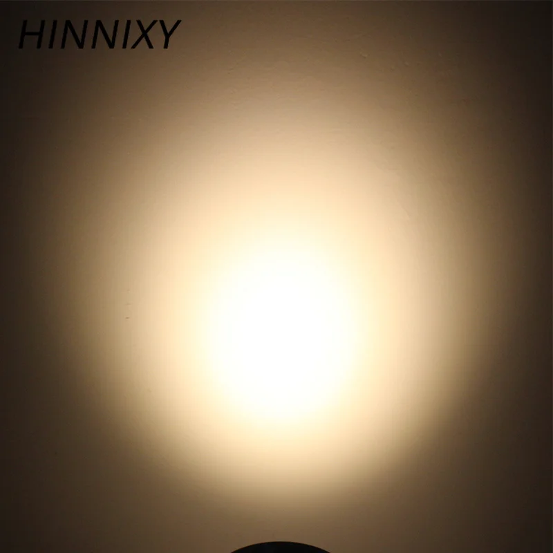 Hinnixy MR16 GU5.3 LED COB лампа 12V 5W алюминиевая чашка прожектор энергосберегающая теплый