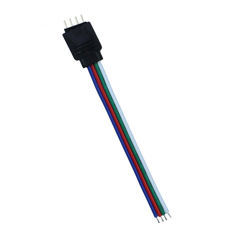 10 см 15 4 контактный разъем RGB для светодиодной ленты 3528/5050 RGB|rgb connector|rgb wire cablergb cable |